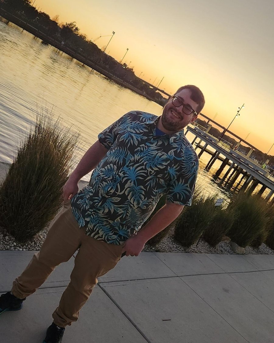 Steven Kent, founder of Kent Web Co., at the Riverview waterfront